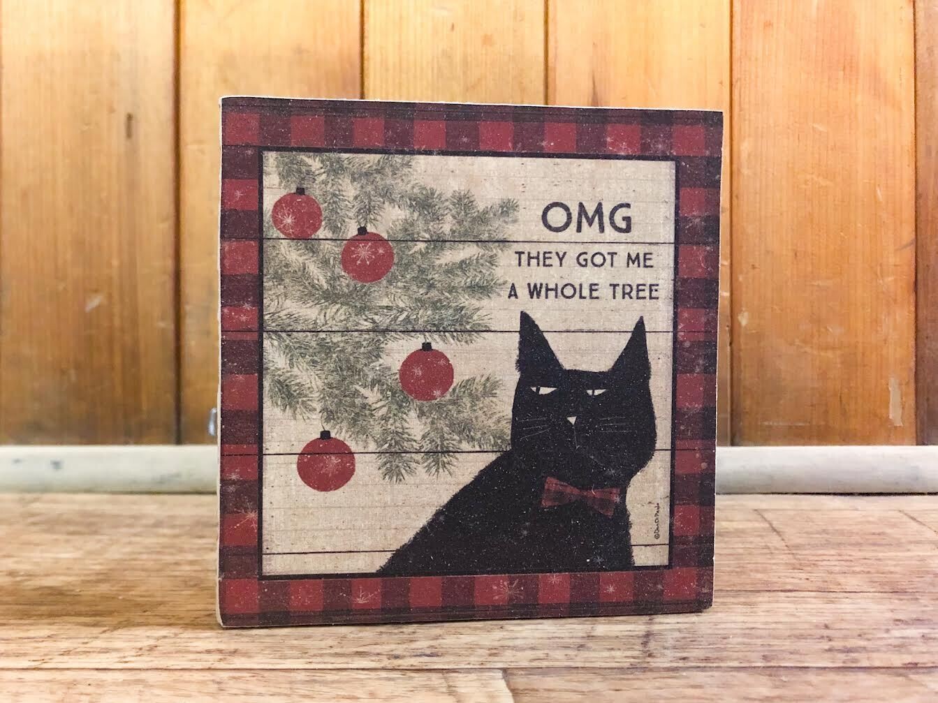 Block Sign - Whole Tree Block Sign - Whole Tree