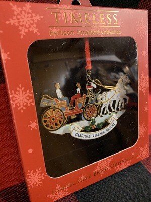 Timeless Collectible Carriage Ornament