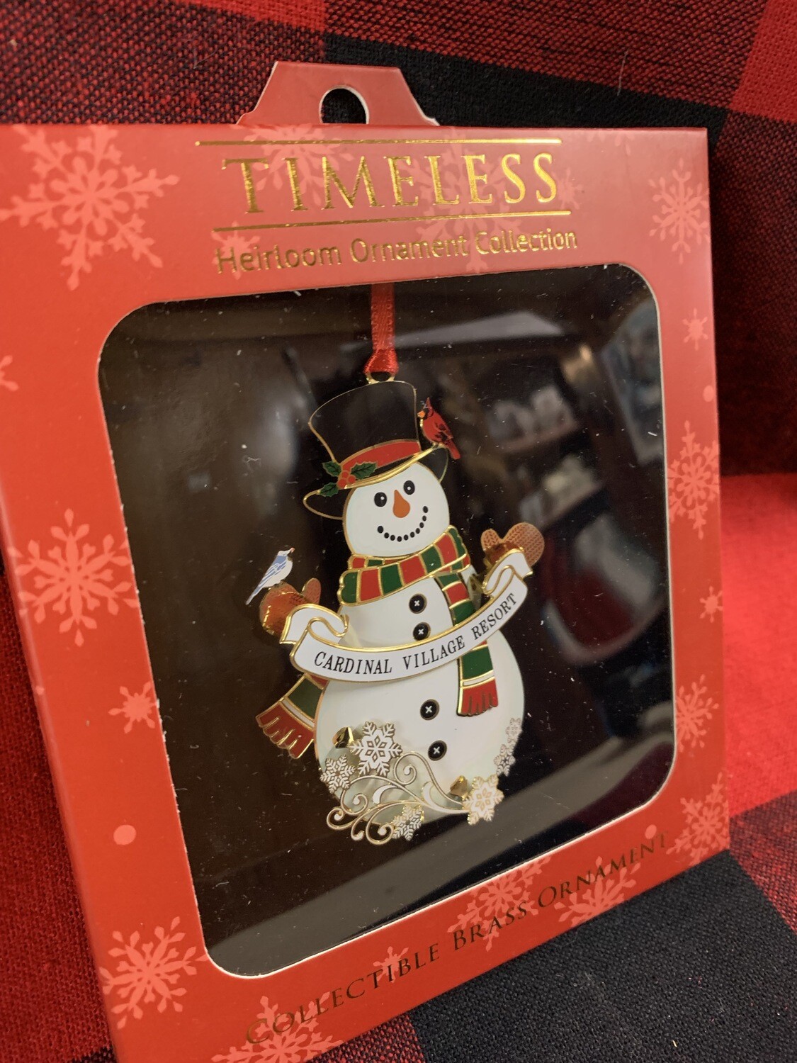 Timeless Collectible Snowman Ornament