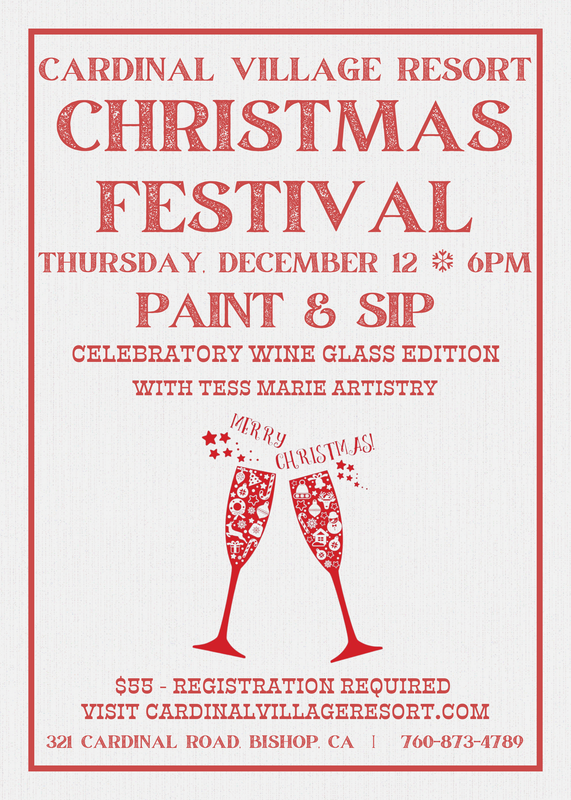 Paint &amp; Sip | Celebratory Wine Glass Edition | Thursday, December 12, 2024 | 6pm