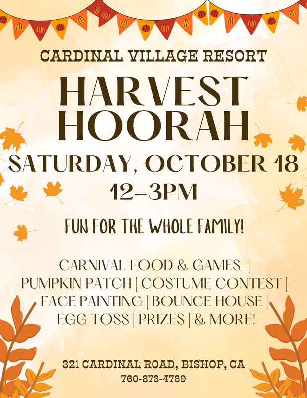 Harvest Hoorah 2025 Carnival Game Discount Voucher Pre-Sale