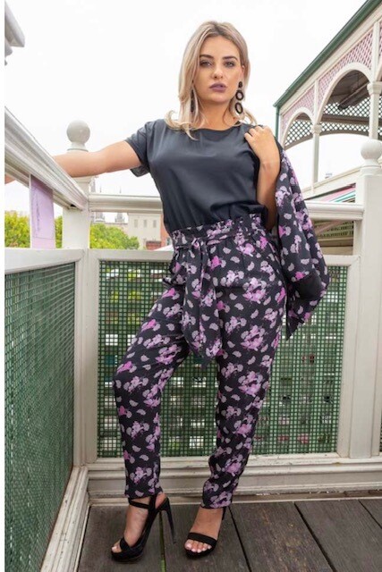 Cissy & Flo Amelia Silk Resort Pants – Black Magnolia Cissy & Flo Amelia Silk Resort Pants – Black Magnolia