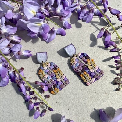 KATE RILEY CREATIVE NATIVE VINES DANGLE KATE RILEY CREATIVE NATIVE VINES DANGLE