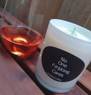 Soul Hana Candles No One Cares in Vanilla Soul Hana Candles No One Cares in Vanilla