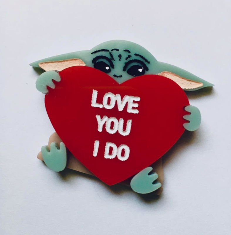 COUP DE COLERE SMALL BABY YODA BROOCH COUP DE COLERE SMALL BABY YODA BROOCH