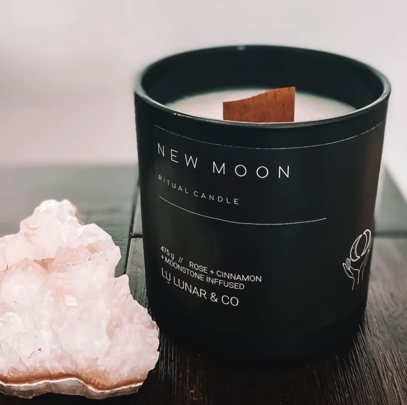 LULUNAR & CO NEW MOON RITUAL CANDLE LULUNAR & CO NEW MOON RITUAL CANDLE