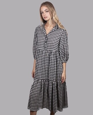 FUJINELLA - GO TO FROCK IN CHECK FUJINELLA - GO TO FROCK IN CHECK