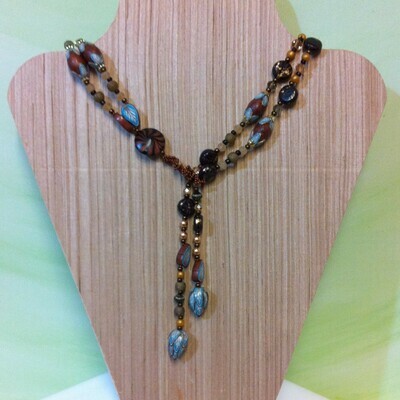 Turquoise Lariat necklace