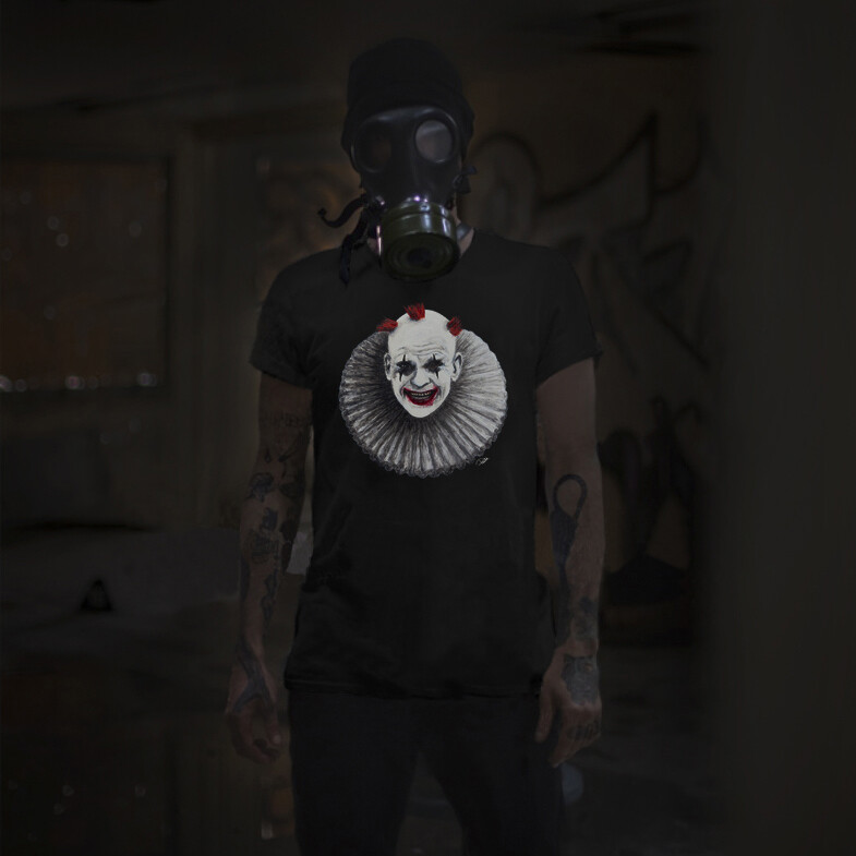 FRENCHIE THE CLOWN UNISEX T