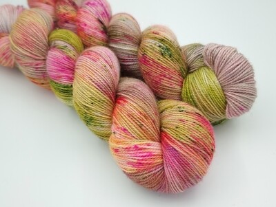 Last Flower Glitter Sock (Gold)