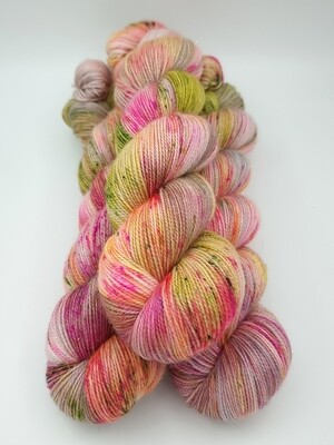 Last Flower Glitter Sock (Gold)