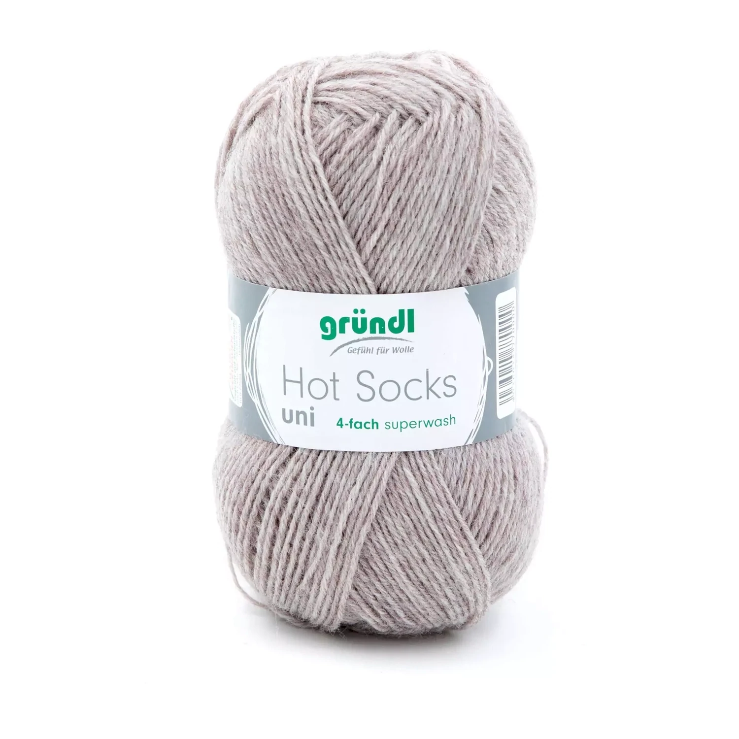 Gründl Hot Socks Uni -  Sand farve  25 - 50 g