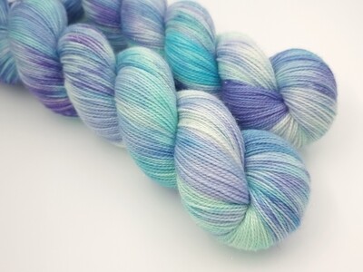 Delta Glitter Sock (Silver)