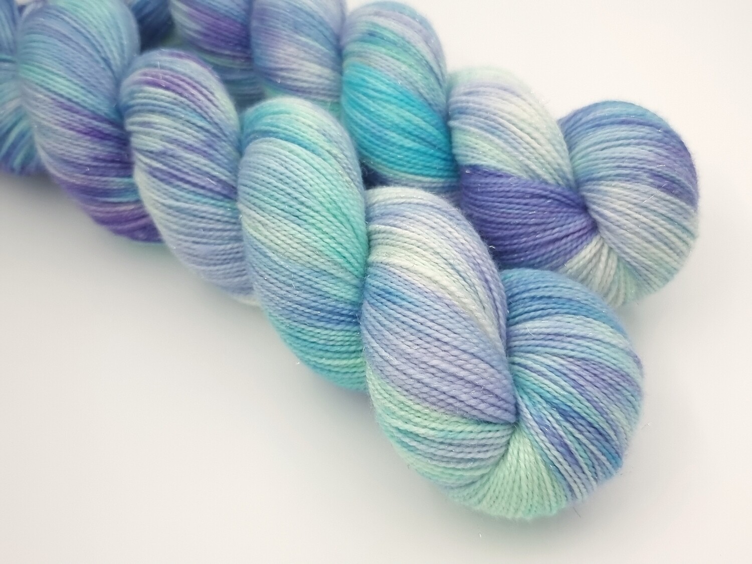 Delta Glitter Sock (Silver)