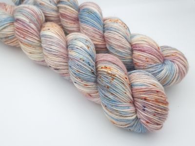 Beach Magic Ladybug Glitter Sock DK 212m/100g
