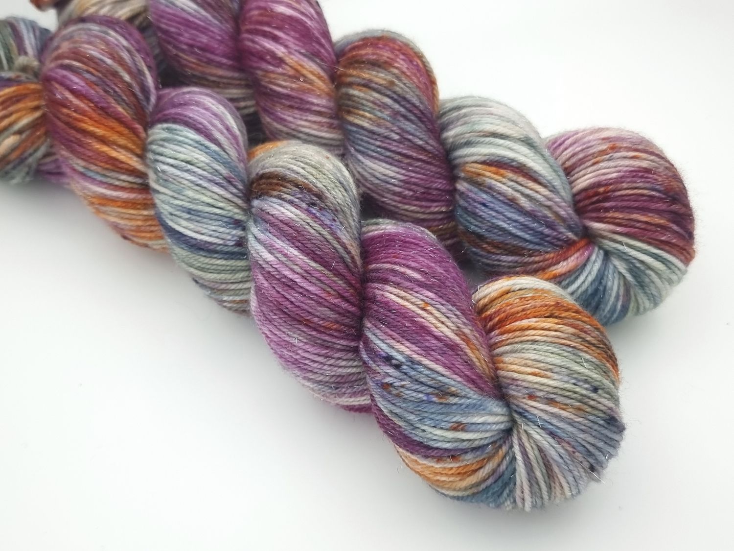 Blackberry Season Ladybug Glitter Sock DK 212m/100g