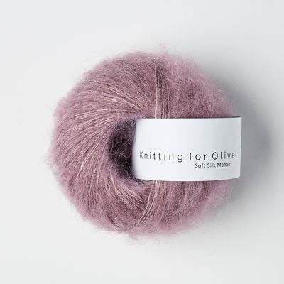 Knitting for Olive Soft SIlk Mohair - Artichoke Purple