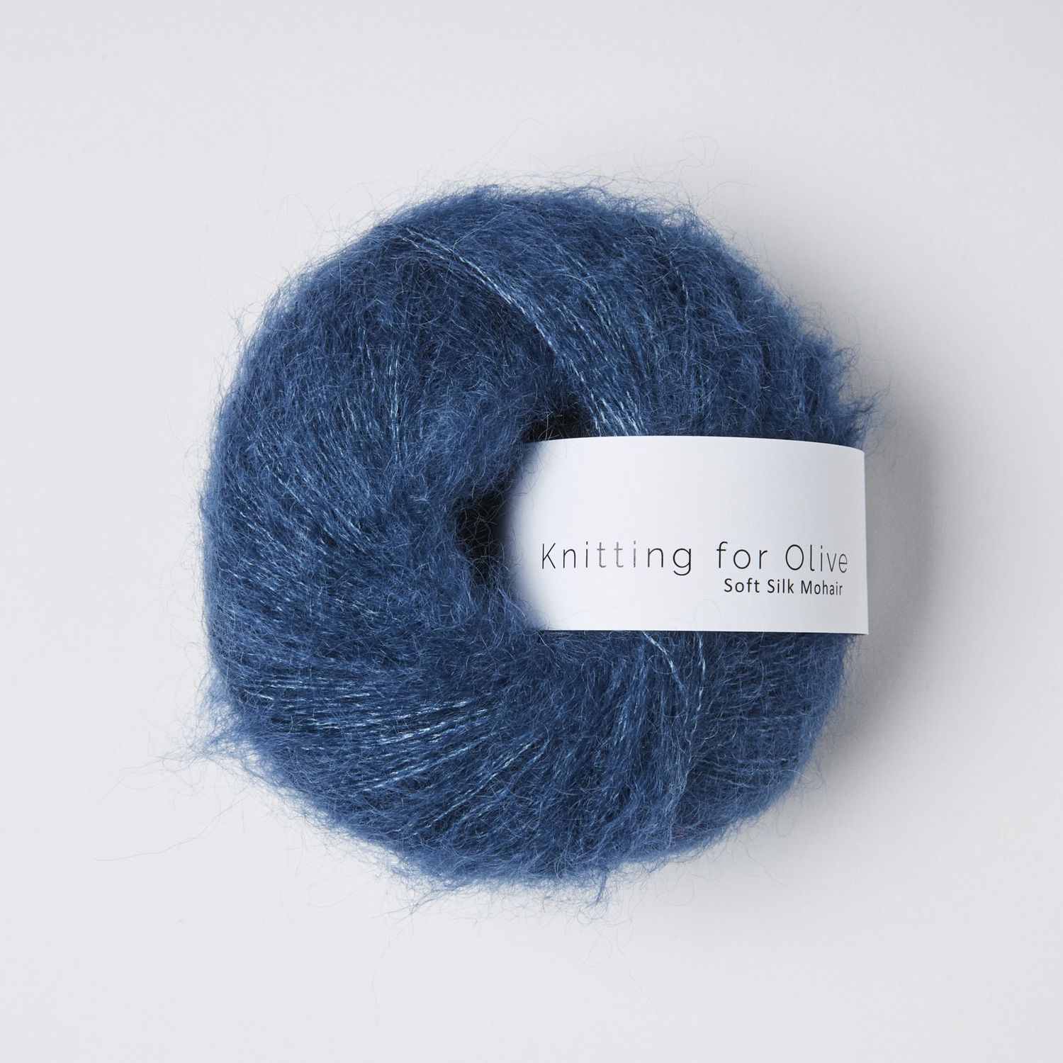 Knitting for Olive Soft SIlk Mohair - Blue Tit