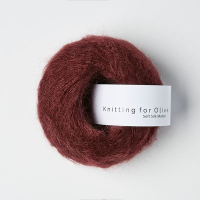 Knitting for Olive Soft SIlk Mohair - Bordeaux