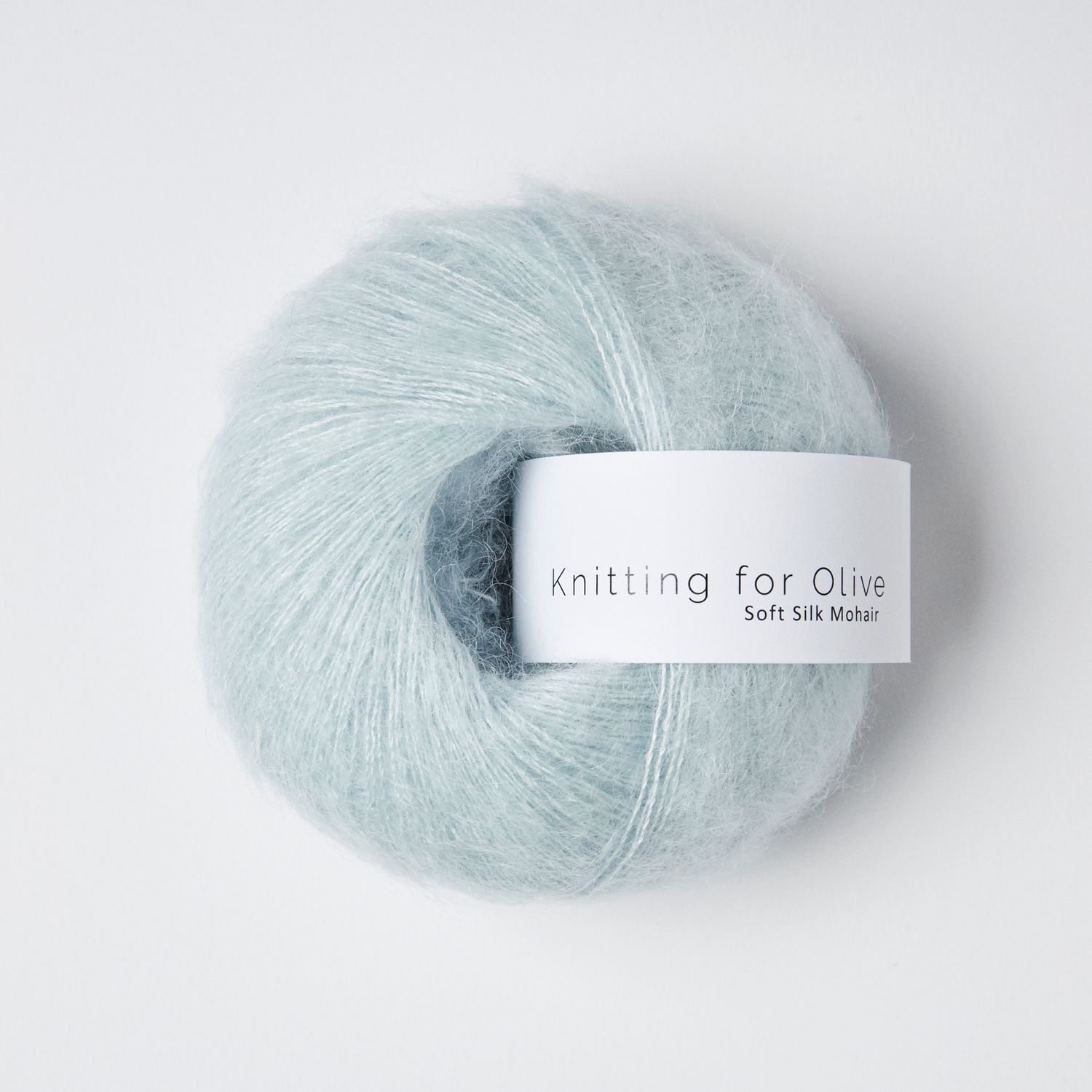 Knitting for Olive Soft SIlk Mohair - Ice Blue