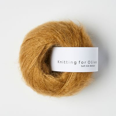 Knitting for Olive Soft SIlk Mohair - Caramel