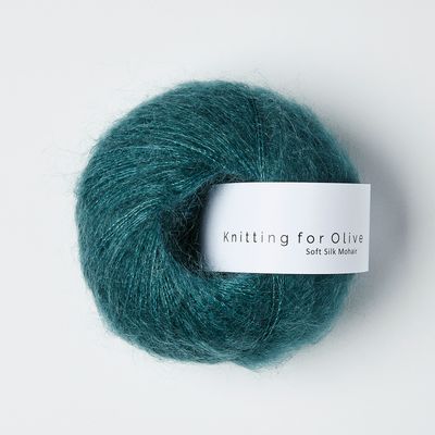 Knitting for Olive Soft Silk Mohair - Petroleum Green