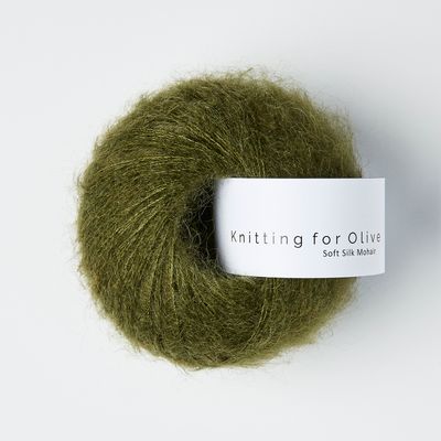 Knitting for Olive Soft Silk Mohair - Slate Green