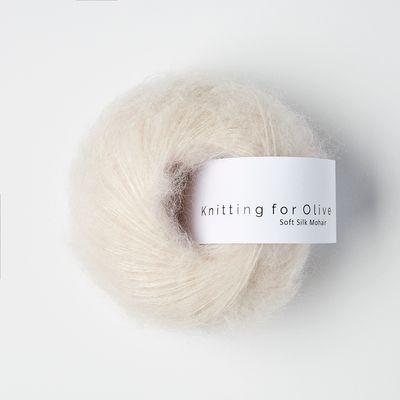 Knitting for Olive Soft SIlk Mohair - Cloud