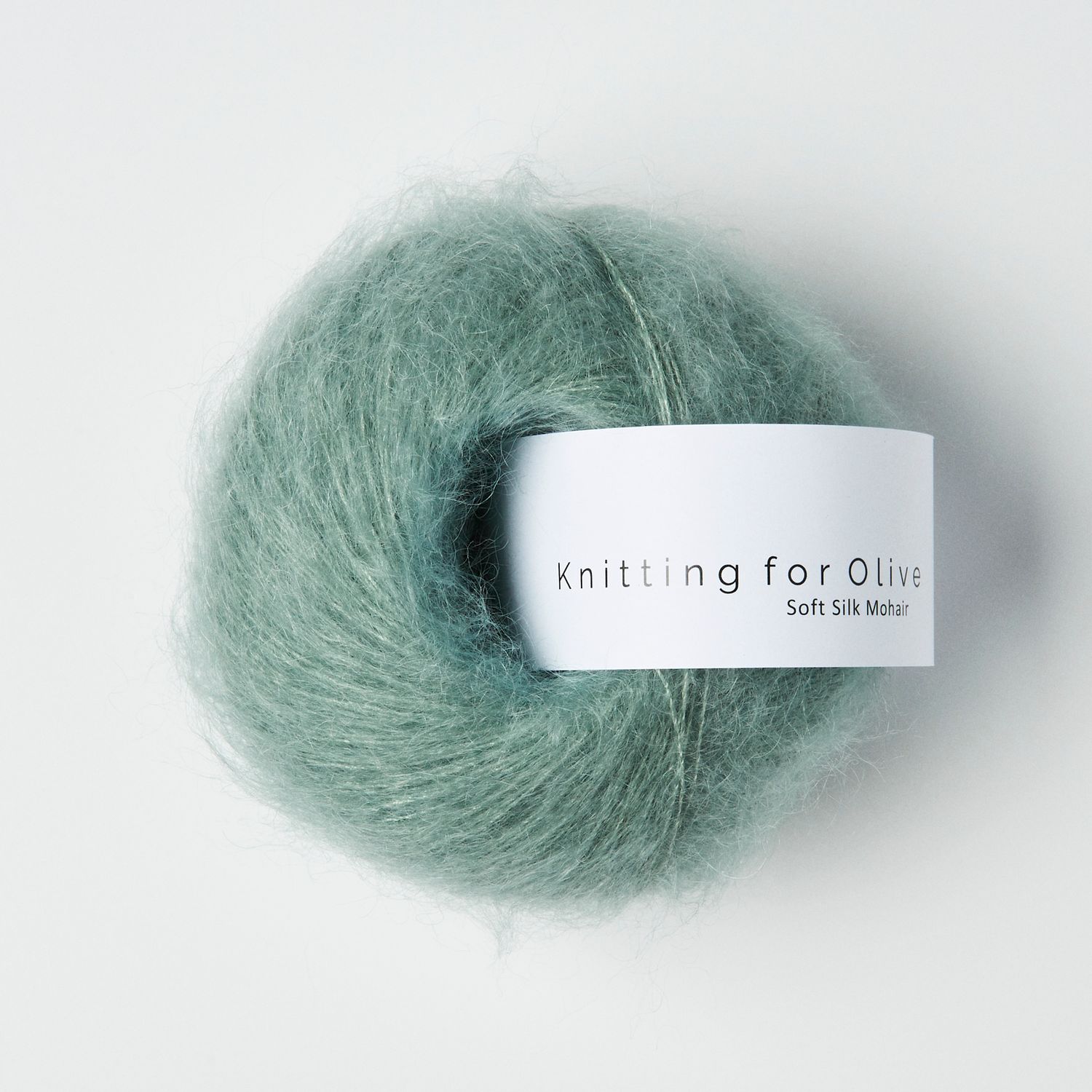 Knitting for Olive Soft SIlk Mohair - Dusty Aqua