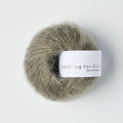 Knitting for Olive Soft SIlk Mohair - Dusty Moose