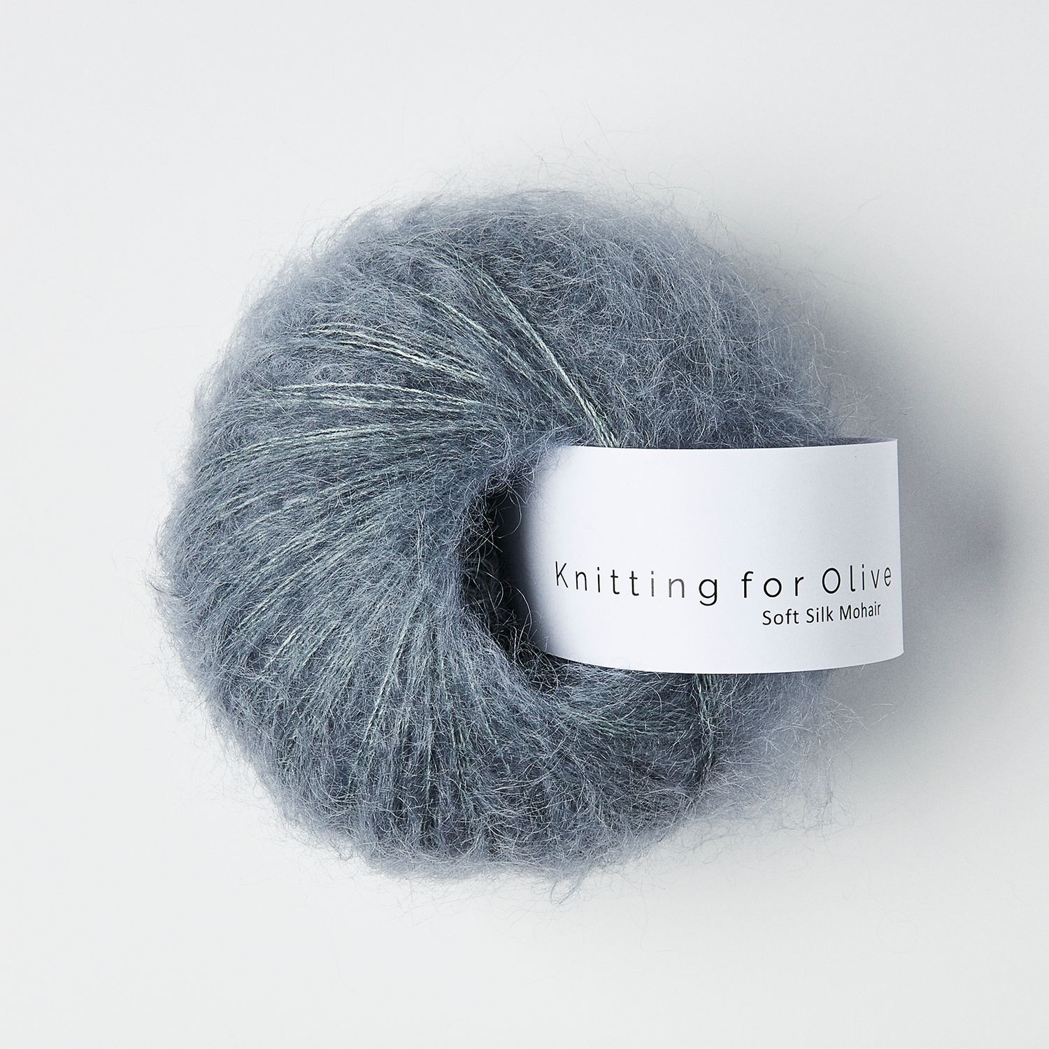 Knitting for Olive Soft SIlk Mohair - Dusty Petroleum Blue
