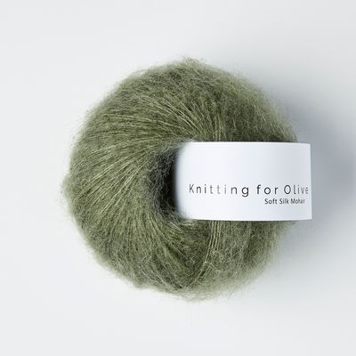Knitting for Olive Soft SIlk Mohair - Dusty Sea Green