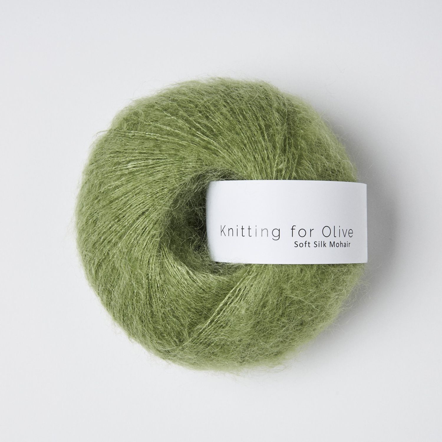 Knitting for Olive Soft SIlk Mohair - Pea Shoots