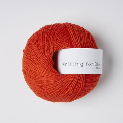 Knitting for Olive Merino - Blod Orange