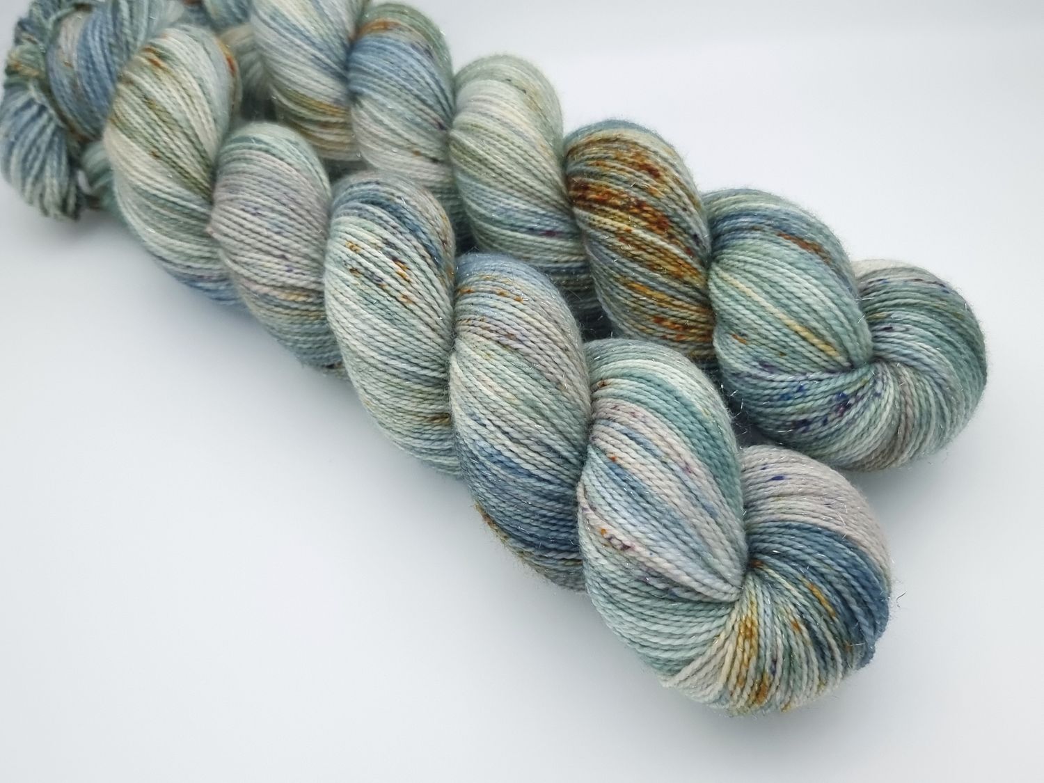 Sea Haze Glitter Sock (Silver)