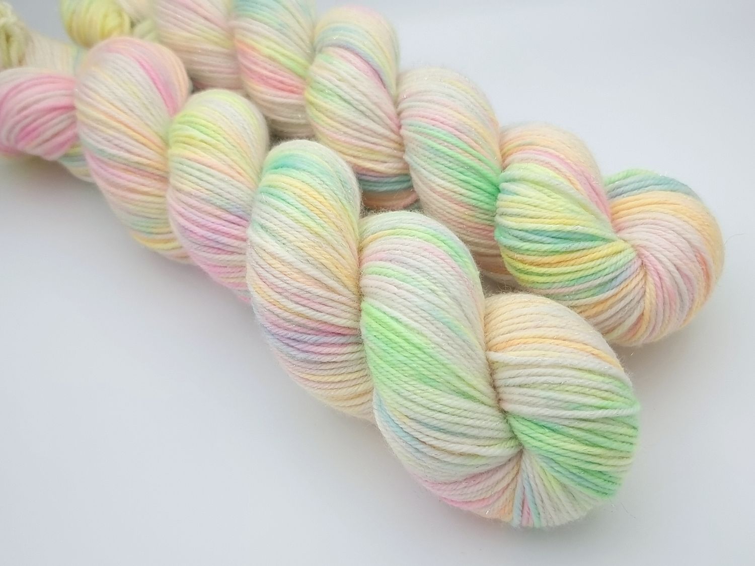 Pastel Pleasure Ladybug Glitter Sock DK 212m/100g