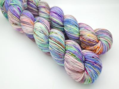 Aurora Ladybug Glitter Sock DK 212m/100g