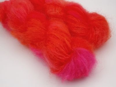 Pink Punch Fat Mohair