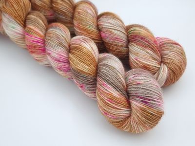 Gingerbread Glitter Sock (Gold)