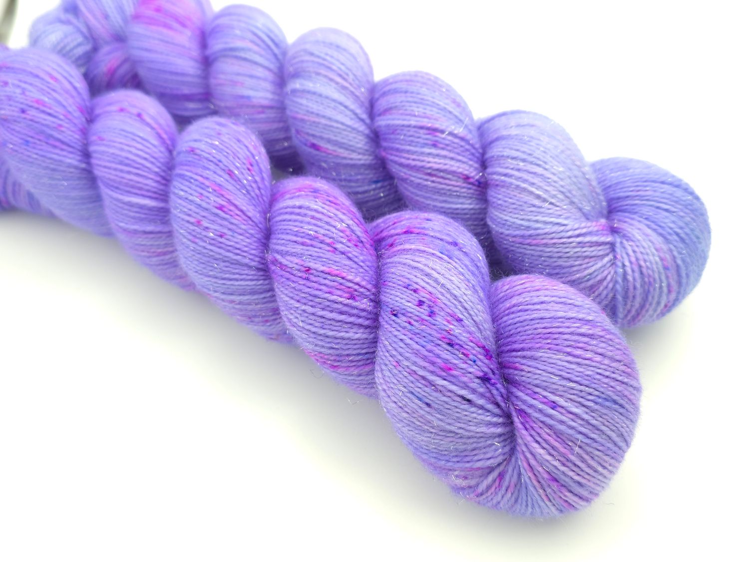 Vinca Glitter Sock (Silver)