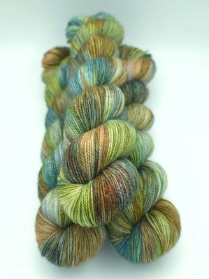 Forest Floor Glitter Sock (Gold)