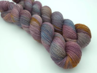 Murrey River Moonlight  Shetland/Bluefaced Leicester/Tussah Silke 50g/400m