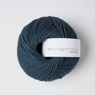 Knitting for Olive Merino - Deep Petroleum Blue