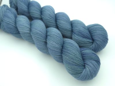 Ocean Blue Ladybug on Organic Merino 400m/100g