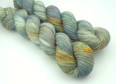 Sea Haze Ladybug on Organic Merino 400m/100g