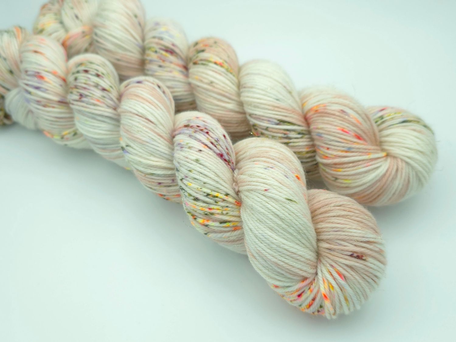 Spring Bling Ladybug Glitter Sock DK 212m/100g