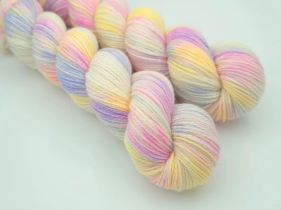 Etherial Ladybug on Organic Merino 225m/100g