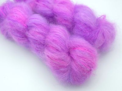 Lilac Fat Mohair 200m/100 g