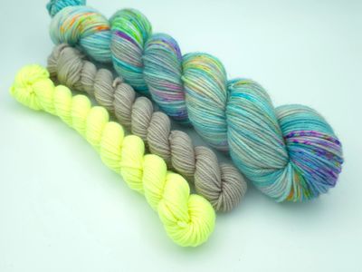 Splash Glitter Sock Set DK 100 g + 20 g +20 g