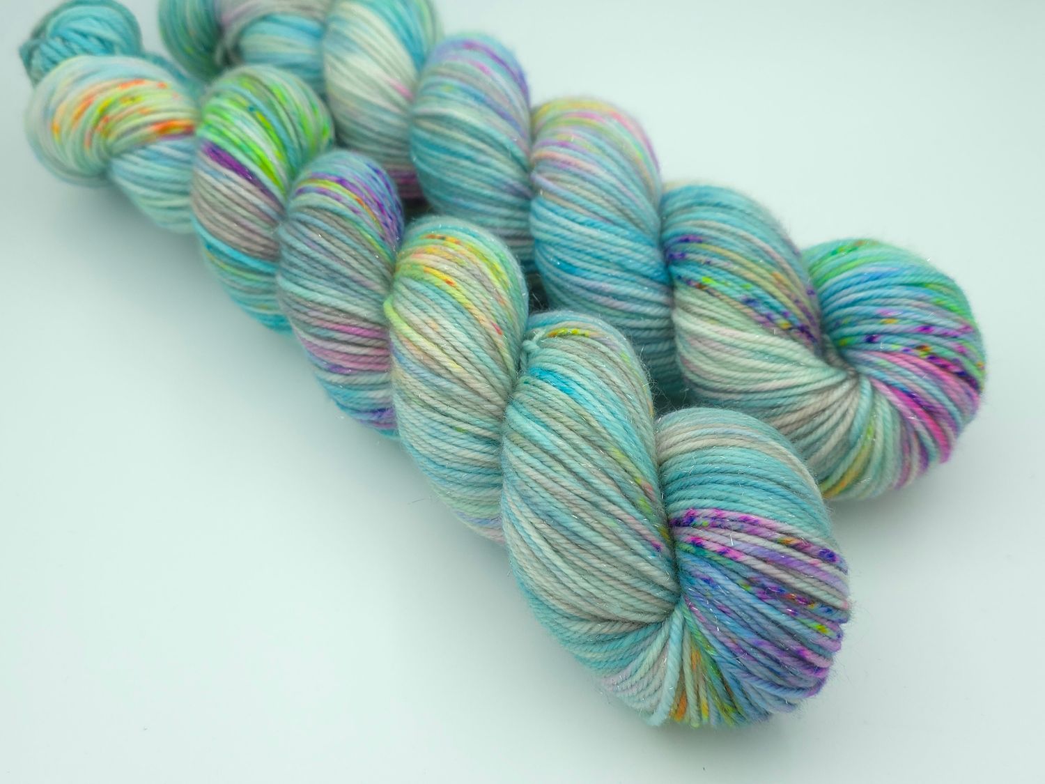 Splash Ladybug Glitter Sock DK 212m/100g